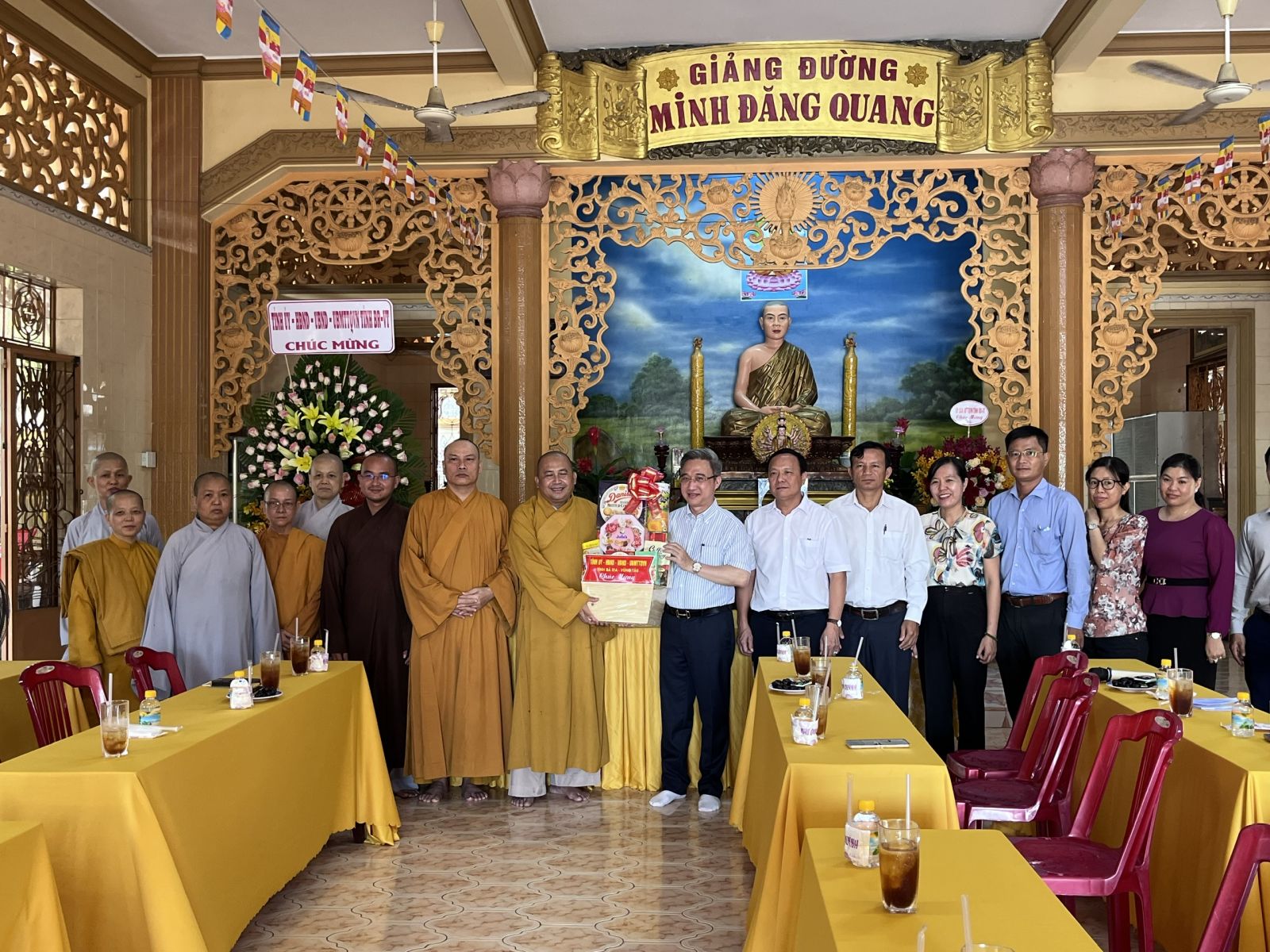 Sở Nội Vụ tỉnh BR-VT thăm và chúc mừng Phật Đản Ban Trị sự GHPGVN TP. Bà Rịa 2023